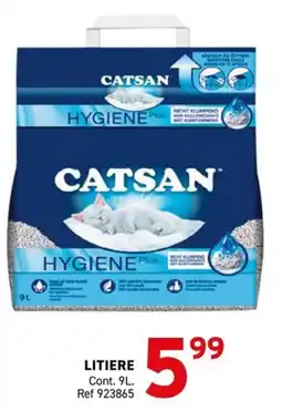 Trafic CATSAN LITIERE offre