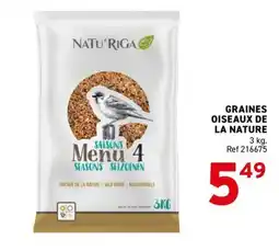 Trafic NATU'RIGA Menu 4 offre
