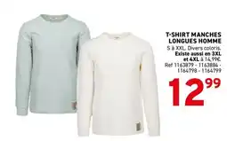 Trafic T-shirt manches longues homme offre