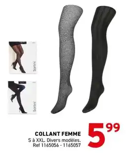 Trafic Sarlini COLLANT FEMME offre
