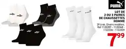 Trafic PUMA Chaussettes offre