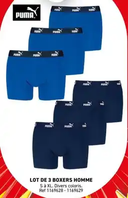 Trafic PUMA Boxers Homme offre