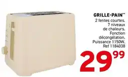 Trafic GRILLE-PAIN offre