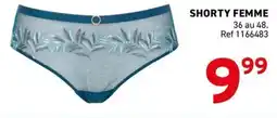 Trafic SHORTY FEMME offre