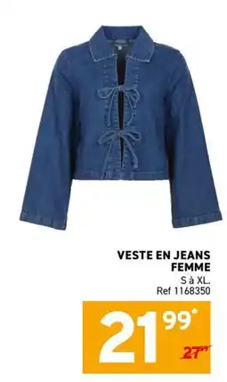 Trafic VESTE EN JEANS FEMME offre