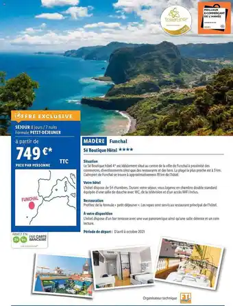 Lidl Madère Funchal offre
