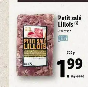 Lidl Petit Salé Lillois offre