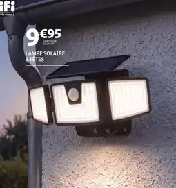 GiFi Génie - lampe solaire 3 têtes offre