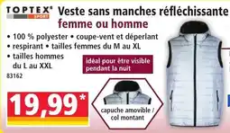 Norma TOPTEX Veste sans manches réfléchissante offre
