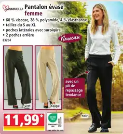 Norma JASMINELLA Pantalon évasé femme offre