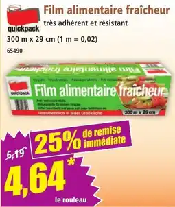Norma quickpack Film alimentaire fraîcheur offre