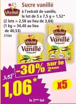 Norma VAHINE Sucre vanillé offre