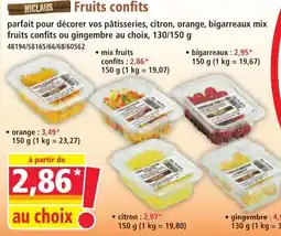Norma NICLAUS Fruits confits offre