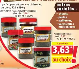 Norma NICLAUS Décorations en sucre ou chocolat offre