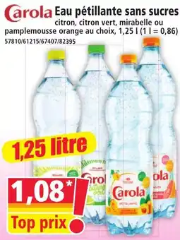 Norma Carola Eau pétillante sans sucres offre