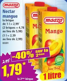 Norma maaza Nectar mangue offre
