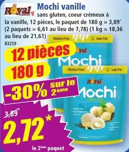 Norma Royal Mochi vanille offre