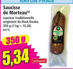 Norma Saucisse de Morteau offre