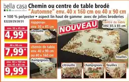 Norma bella casa Chemin ou centre de table brodé offre