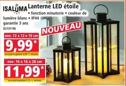 Norma ISALUMA Lanterne LED étoile offre