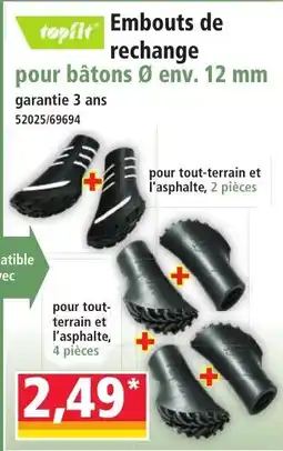 Norma topfit Embouts de rechange offre