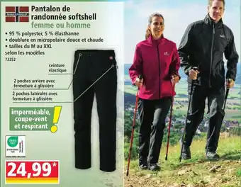Nanca parbat pantalon de randonnée softshell femme ou homme