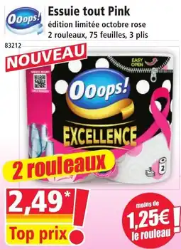 Norma Ooops! Essuie tout Pink offre