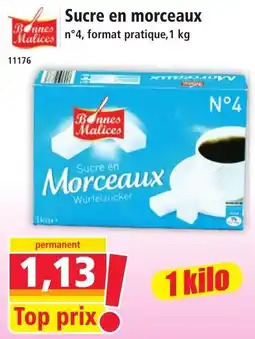 Norma Bonnnes Malices Sucre en morceaux offre