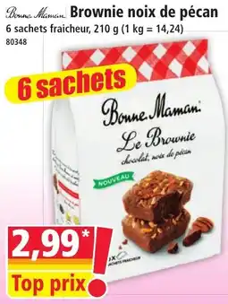 Norma Bonne Maman Brownie noix de pécan offre