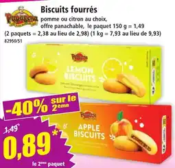 Norma Papagena Biscuits fourrés offre