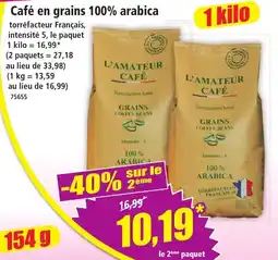 Norma L'AMATEUR CAFÉ offre