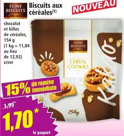 Norma FEINY BISCUITS Biscuits aux céréales offre