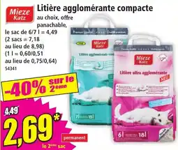 Norma Mieze Katz Litière agglomérante compacte offre