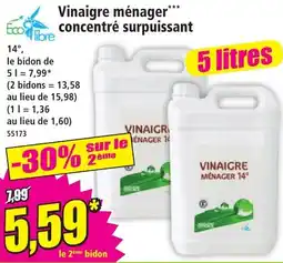 Norma Eco4libre Vinaigre ménager offre