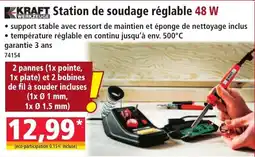 Norma KRAFT Station de soudage réglable offre
