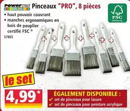 Norma PowerTec Pinceaux "PRO" offre