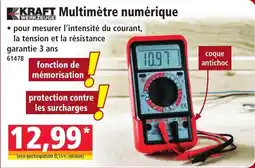 Norma KRAFT Multimètre numérique offre