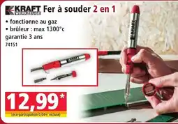 Norma KRAFT Fer à souder 2 en 1 offre