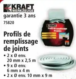 Norma KRAFT Profils de remplissage de joints offre