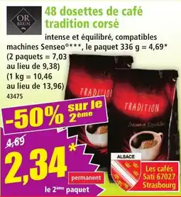 Norma OR BRUN café tradition corse offre