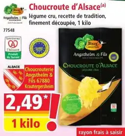 Norma Angsthem & Fils Choucroute d'Alsace offre
