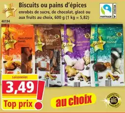 Norma Goldera Biscuits ou pains d'épices offre