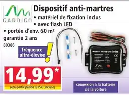 Norma GARDIGO Dispositif anti-martres offre