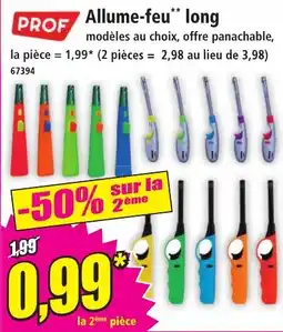 Norma PROF Allume-feu long offre