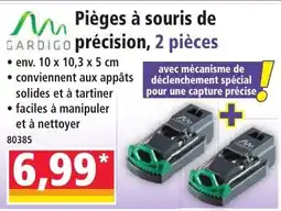 Norma GARDIGO Pièges à souris de précision offre