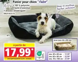 Norma Roy Panier pour chien "Falco" offre