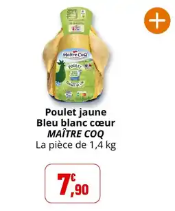Coccinelle Supermarché MAÎTRE COQ Poulet jaune offre