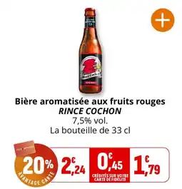 Coccinelle Supermarché Rince Cochon offre