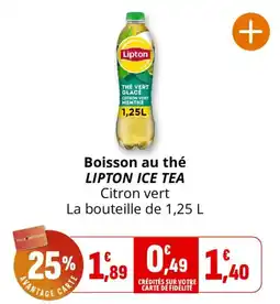 Coccinelle Supermarché Lipton Ice Tea offre