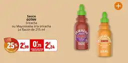 Coccinelle Supermarché GOTAN Sauce Sriracha offre
